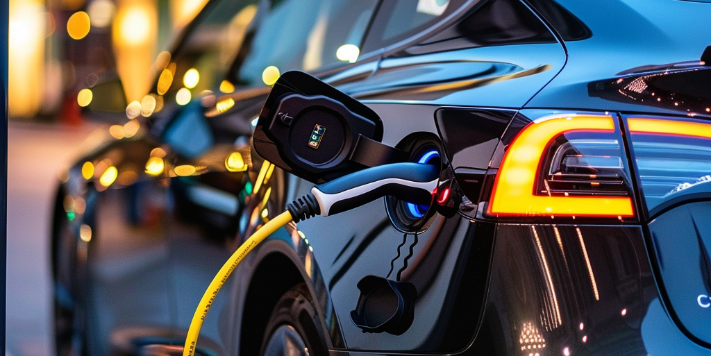 charging electric car